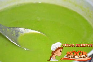 суп с зеленым горошком