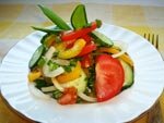 Овощной салат с черемшой рецепт с фото