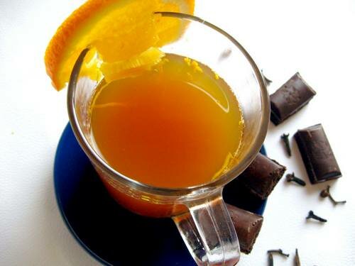Апельсиновый чай с гвоздикой готов!