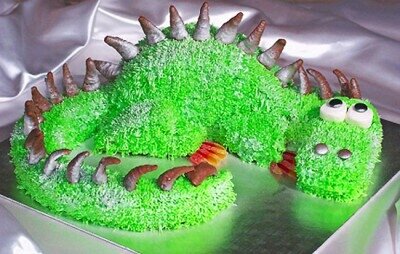 Рецепт приготовления новогоднего торта дракон : 