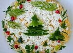Салат новогодний «В лесу родилась ёлочка» рецепт