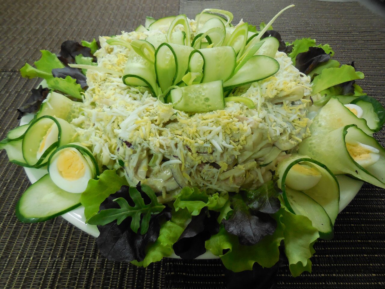 Салат из крабовых палочек рецепт 