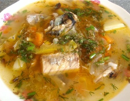 Суп из рыбной консервы картофельный рецепт с фото