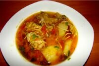 Суп куриный с вермишелью ( макароны ) рецепт 