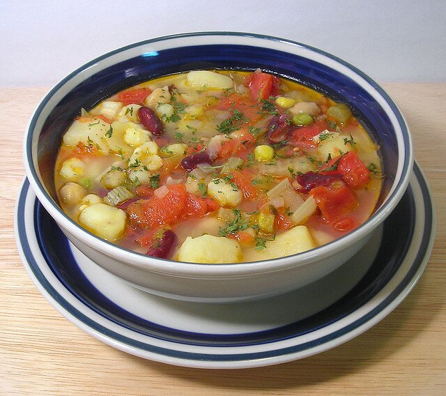 овощной суп с фасолью по-немецки рецепт 