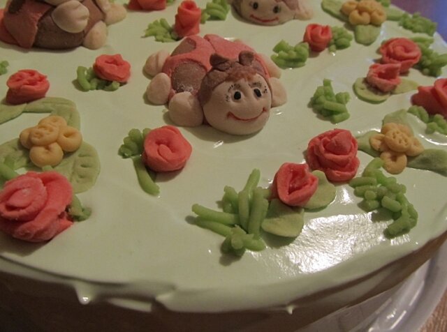 Торт "Божья коровка"рецепт на детский день рождения 
