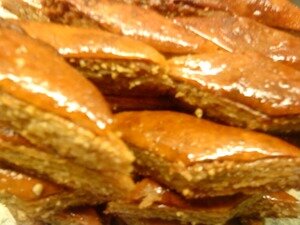 Медовая пахлава рецепт с грецкими орехами