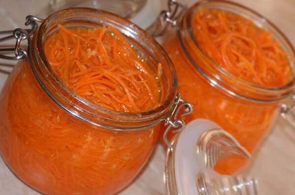 морковь по-корейски на зиму без стерилизации