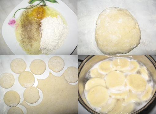 Ленивые вареники с картошкой, рецепт с фото, этап № 5. 