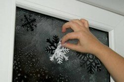 Как украсить окно на новый год 2017 своими руками фото