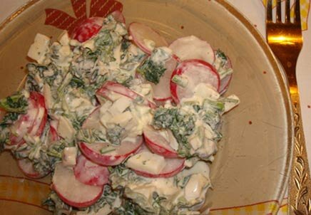 Рецепт приготовления весеннего салата из крапивы :