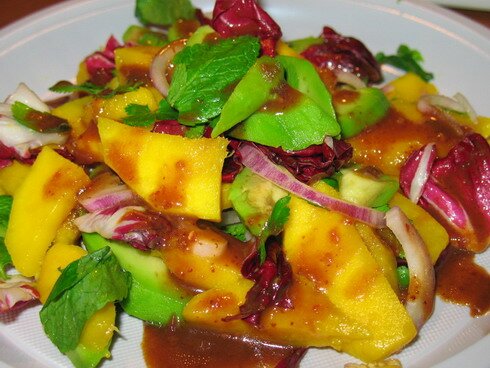 Фруктовый салат с манго и авокадо рецепт с фотографией 