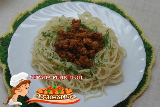 рецепт соуса для спагетти