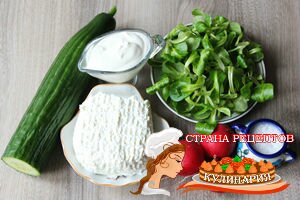 ингредиенты для весеннего салата